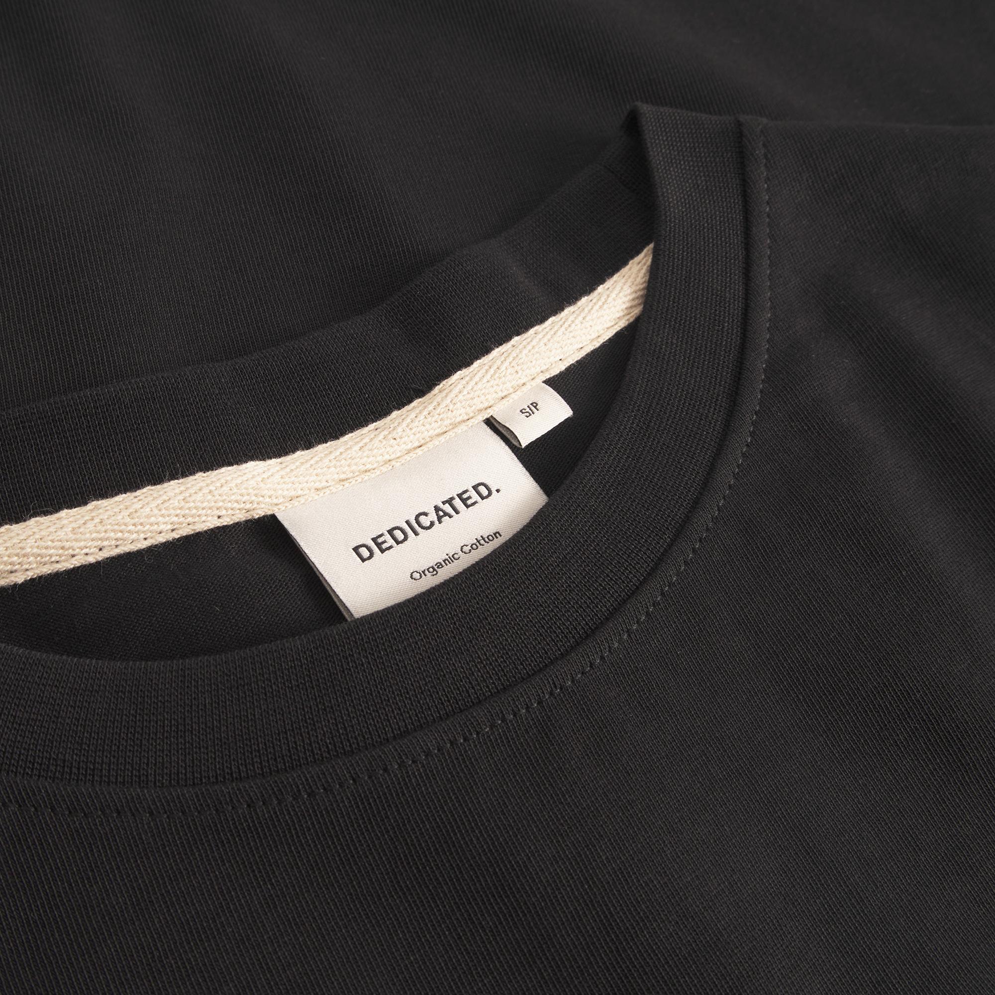 Dedicated Ljusdal Black T-Shirt Damen schwarz